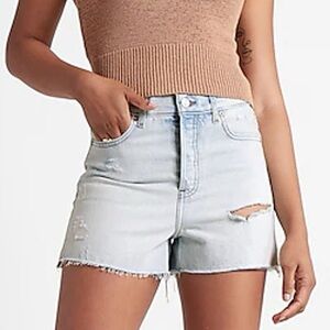 Express Mom Shorts Super High Rise Size 2